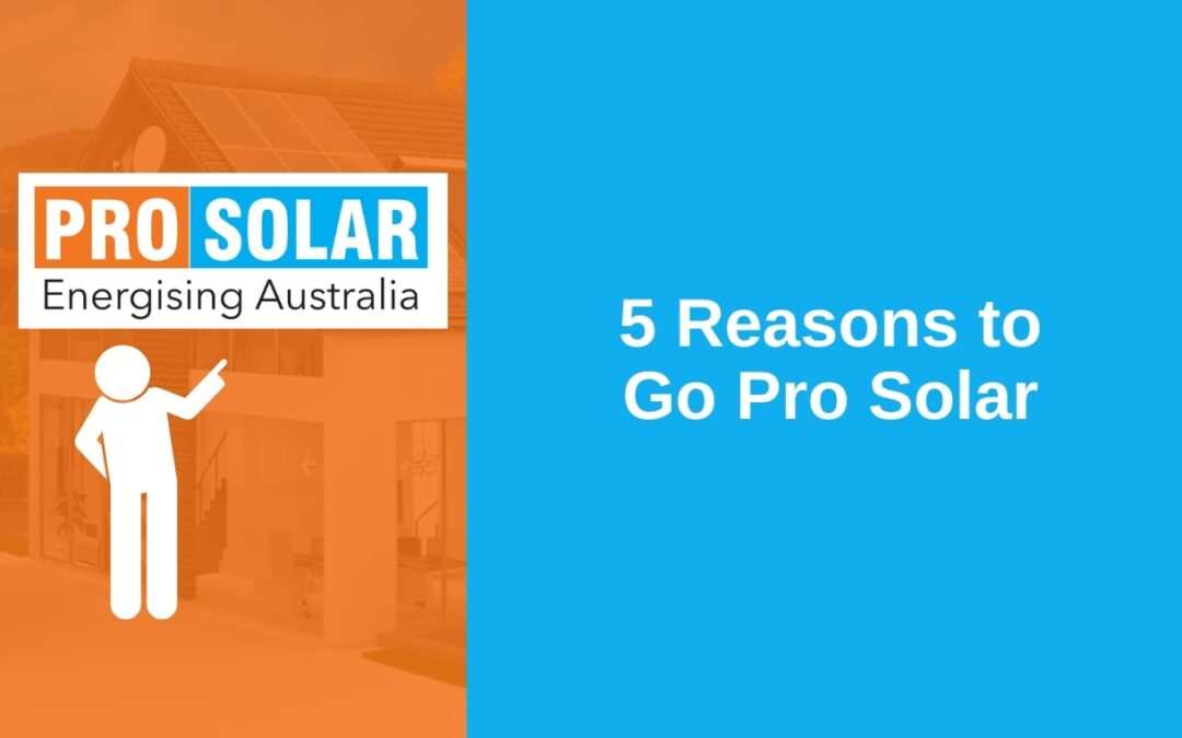 5 Reasons to Go Solar