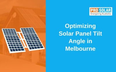 Optimizing Solar Panel Tilt Angle in Melbourne
