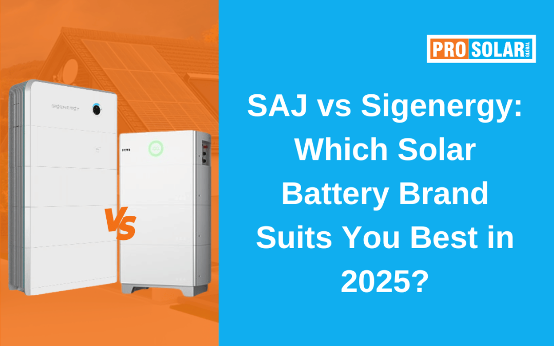 SAJ vs Sigenergy: Which Solar Battery Brand Suits You Best in 2025?