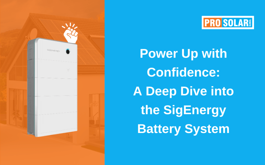 Power Up with Confidence: A Deep Dive into the SigEnergy Battery System