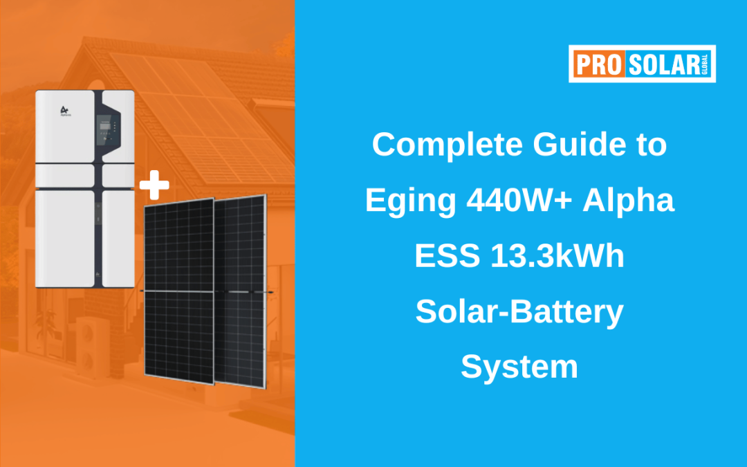 Complete Guide to Eging 440W + Alpha ESS 13.3kWh Solar-Battery System