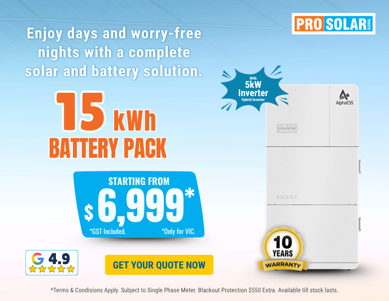 Prosolar 6.6kW Solar deals