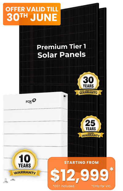 Solar+battery pacakge only for 11,999