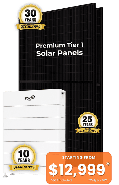 Solar+battery pacakge only for 11,999