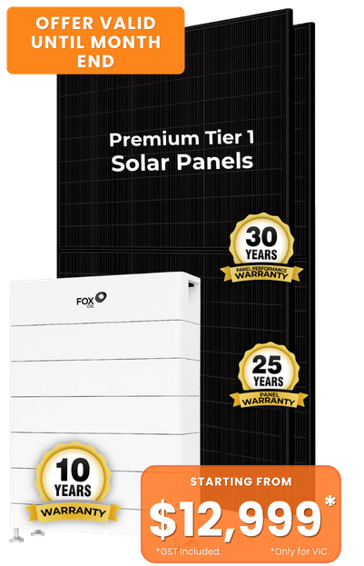 Solar+battery pacakge only for 11,999